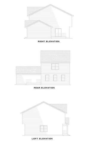 Traditional House Plan #110-00491 Elevation Photo