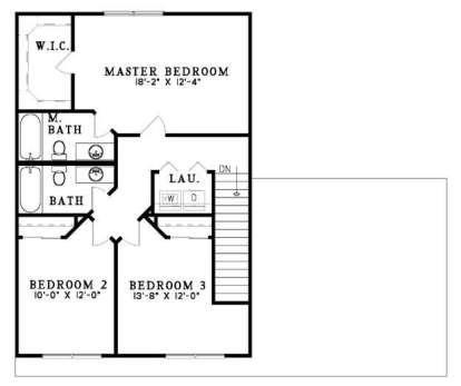 Second Floor for House Plan #110-00491