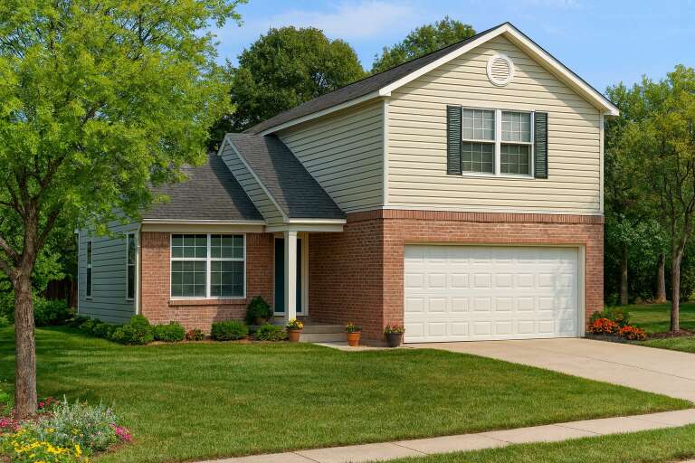 House Plan House Plan #5442 Angled Front Elevation