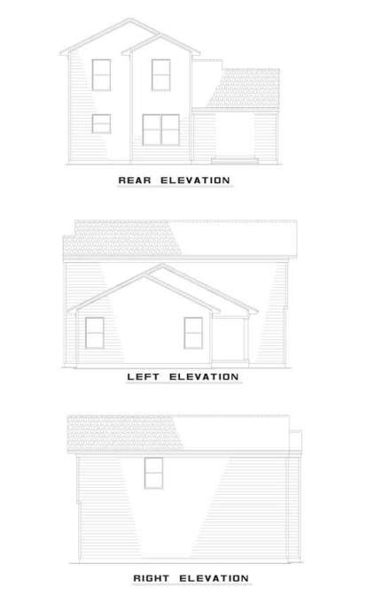 Traditional House Plan #110-00493 Elevation Photo