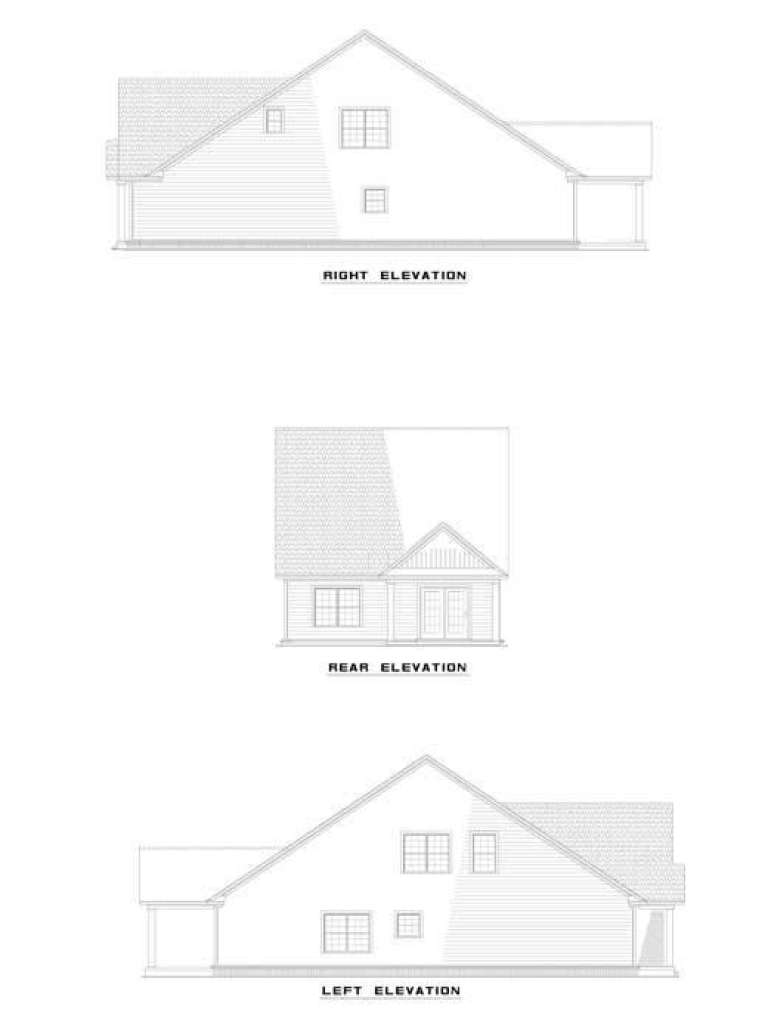 Narrow Lot House Plan #110-00494 Elevation Photo