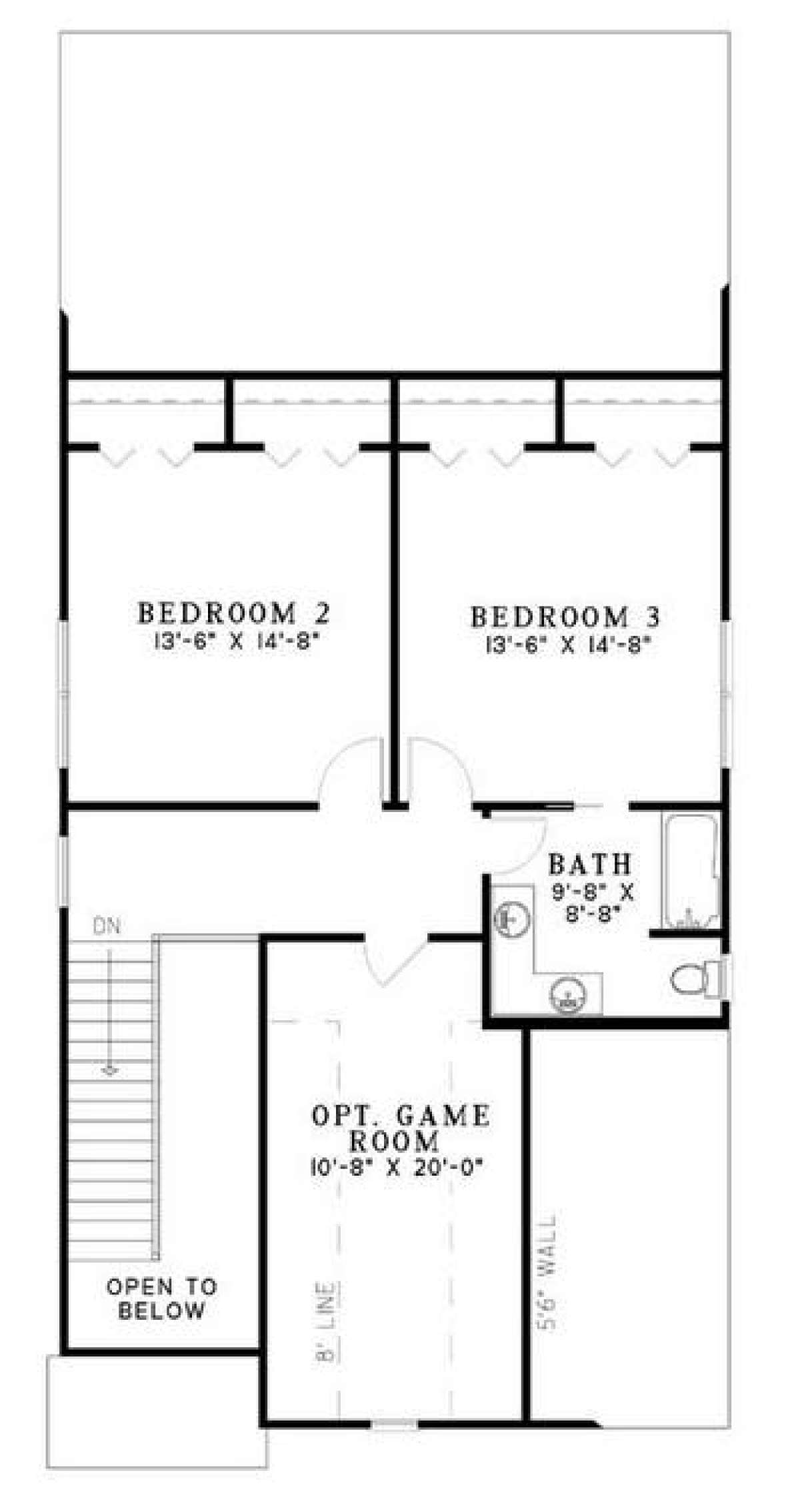 Floorplan 2 for House Plan #110-00494