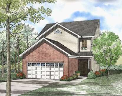 Traditional House Plan #110-00496 Elevation Photo