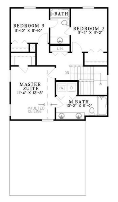 Floorplan 2 for House Plan #110-00496