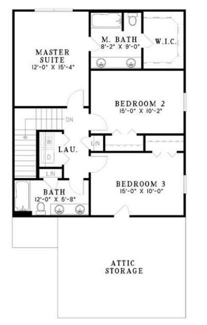 Floorplan 2 for House Plan #110-00497