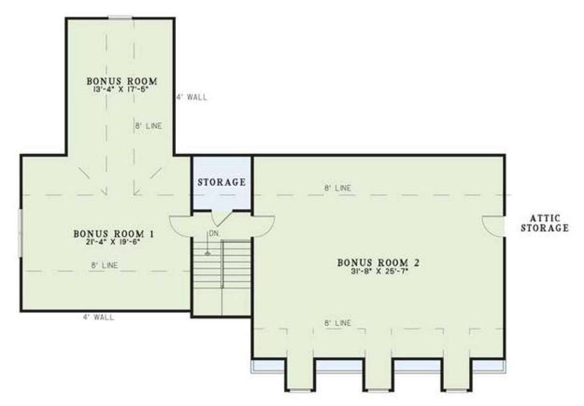 Floorplan 2 for House Plan #110-00499
