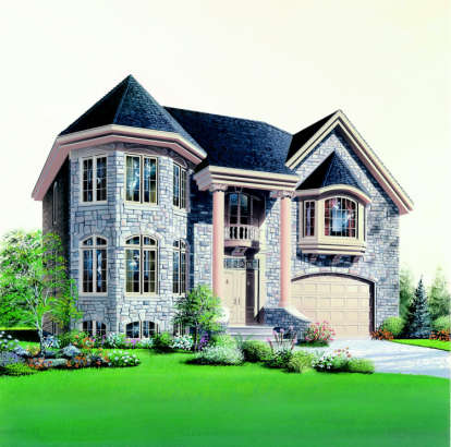 4 Bed, 3 Bath, 2746 Square Foot House Plan - #034-00131