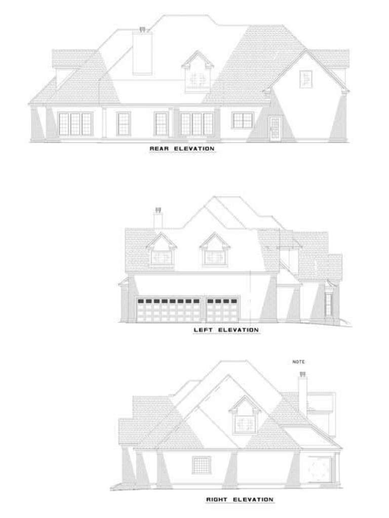 Luxury House Plan #110-00501 Elevation Photo