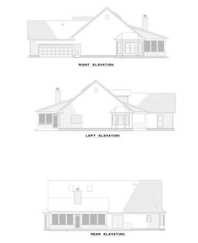 Country House Plan #110-00503 Elevation Photo