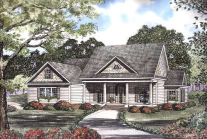 5 Bed, 4 Bath, 2716 Square Foot House Plan - #110-00507
