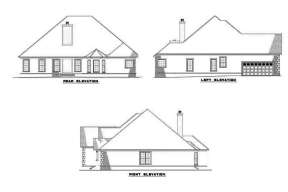 Traditional House Plan #110-00508 Elevation Photo