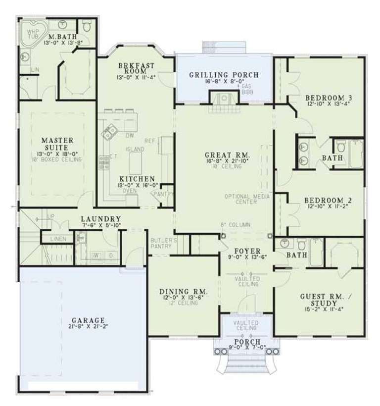 House Plan House Plan #5457 Drawing 1