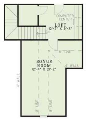 Floorplan 2 for House Plan #110-00508