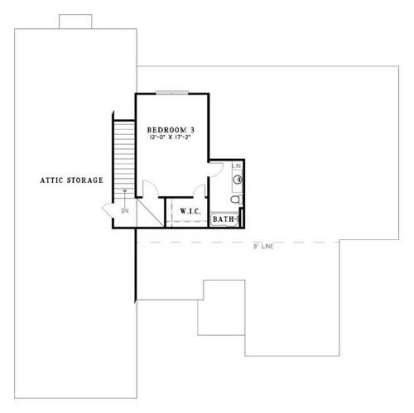 Second Floor for House Plan #110-00509