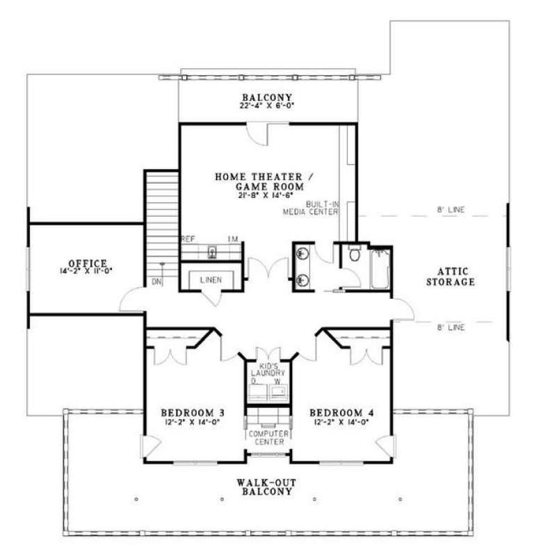 House Plan House Plan #5459 Drawing 2