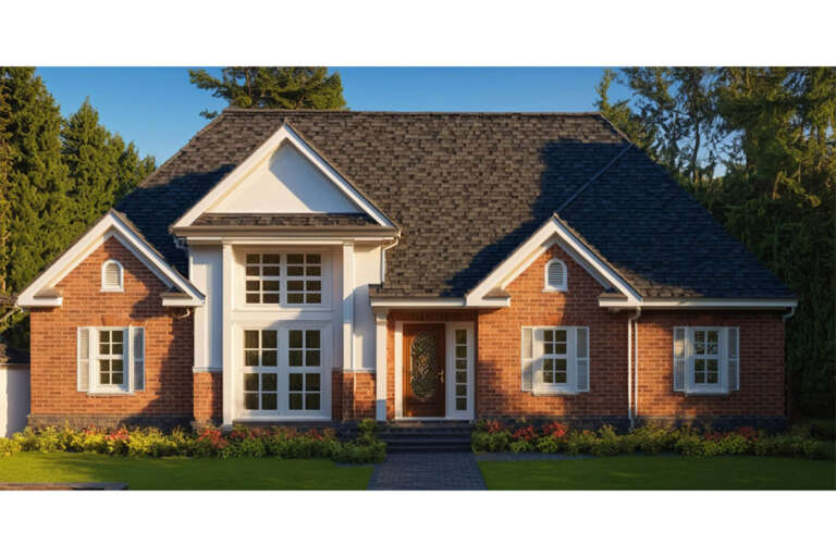 House Plan House Plan #546 Front Elevation