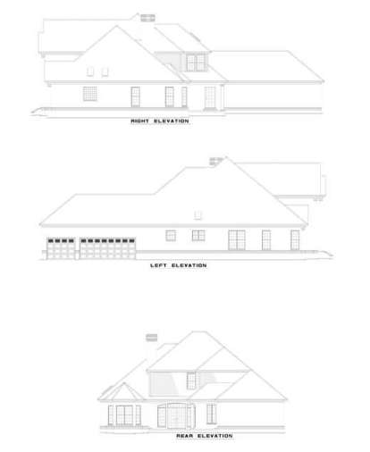 European House Plan #110-00511 Elevation Photo