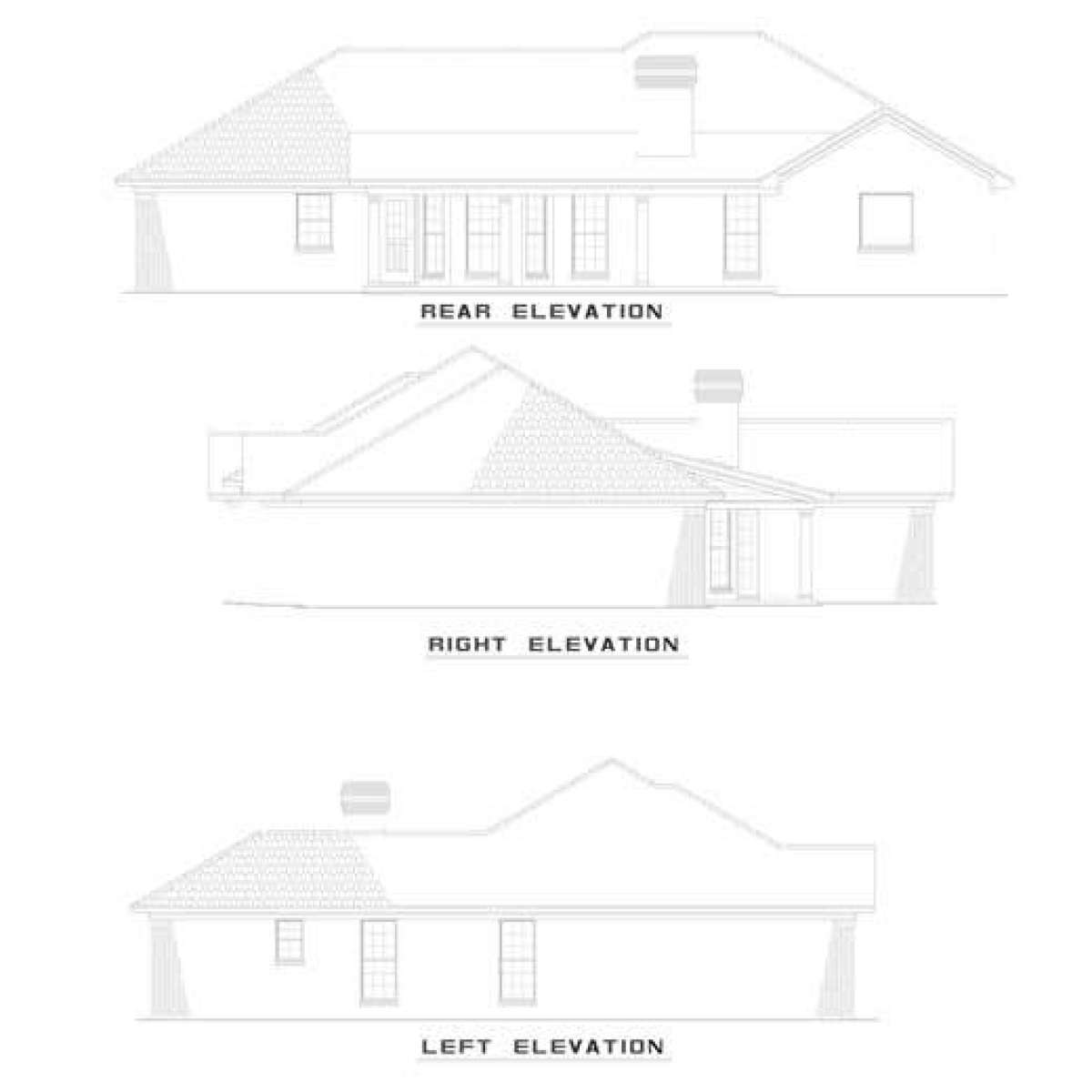 Ranch House Plan #110-00513 Elevation Photo