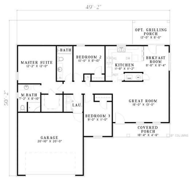 House Plan House Plan #5466 Drawing 1