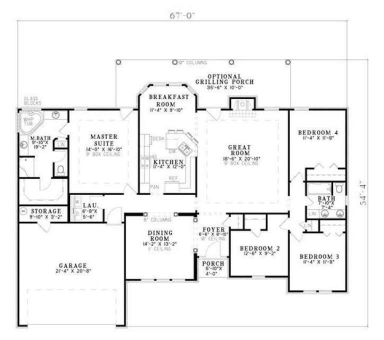 House Plan House Plan #5468 Drawing 1