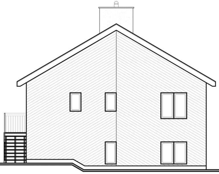 Mountain House Plan #034-00132 Elevation Photo