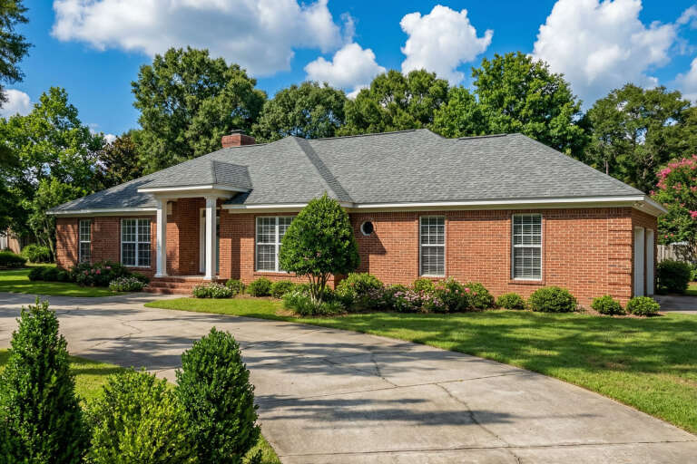 House Plan House Plan #5474 Angled Front Elevation