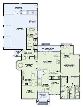 Main Floor for House Plan #110-00526