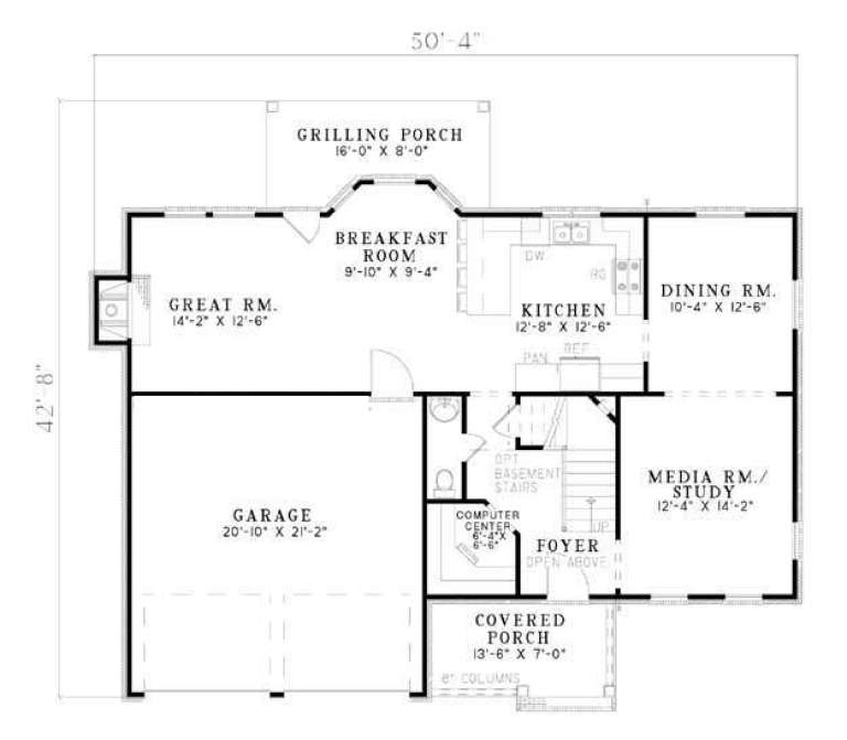 House Plan House Plan #5476 Drawing 1
