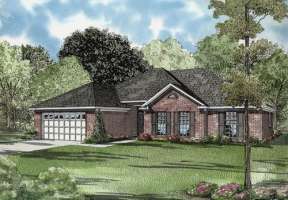 Traditional House Plan #110-00528 Elevation Photo