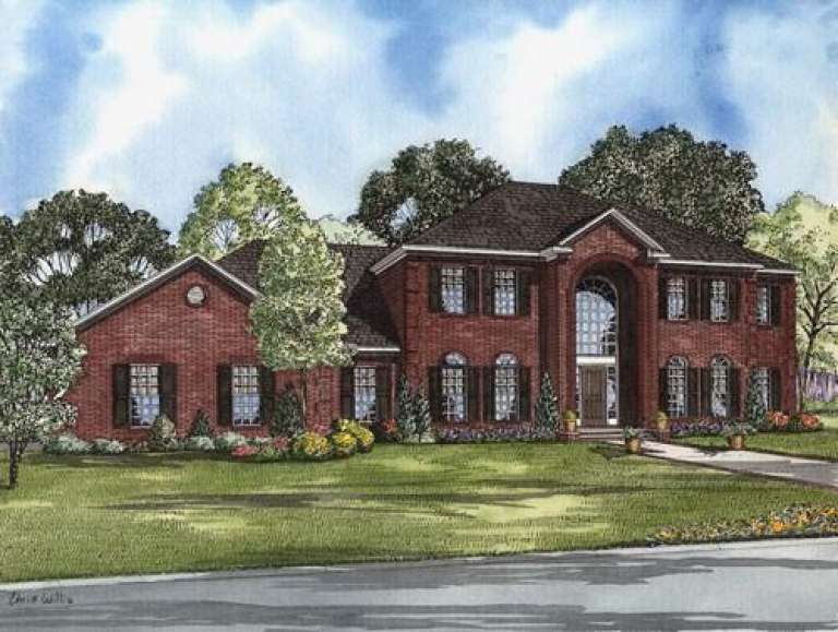 House Plan House Plan #5479 Front Elevation