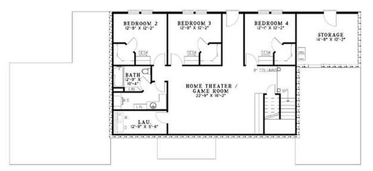 Floorplan 2 for House Plan #110-00531