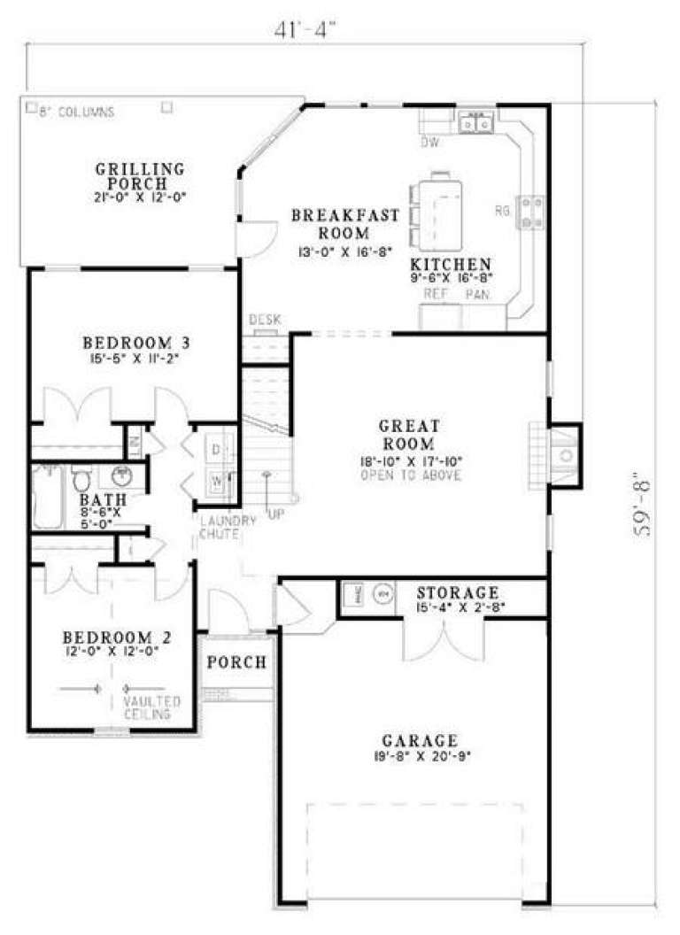 House Plan House Plan #5481 Drawing 1