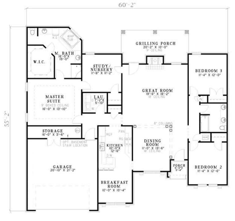 House Plan House Plan #5482 Drawing 1