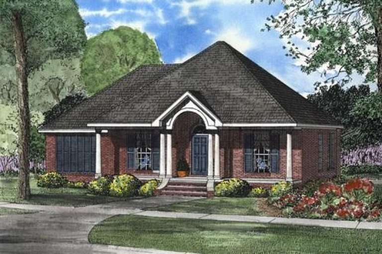 House Plan House Plan #5484 Front Elevation