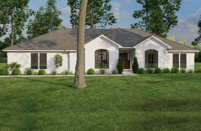 Traditional House Plan #110-00536 Elevation Photo