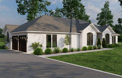Traditional House Plan #110-00536 Elevation Photo