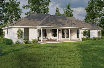 Traditional House Plan #110-00536 Elevation Photo