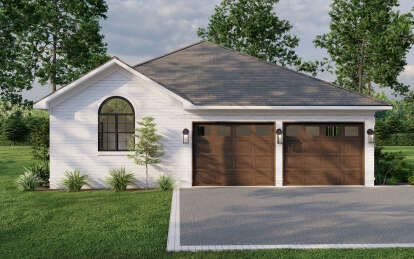 Traditional House Plan #110-00536 Elevation Photo