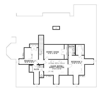 Floorplan 2 for House Plan #110-00541