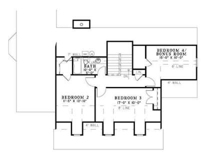 Floorplan 2 for House Plan #110-00544