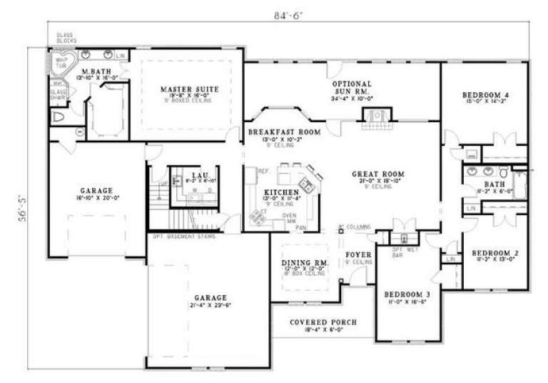 House Plan House Plan #5494 Drawing 1