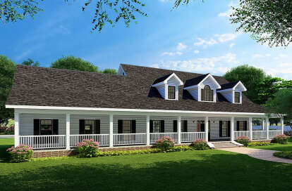 3 Bed, 2 Bath, 2851 Square Foot House Plan - #110-00546