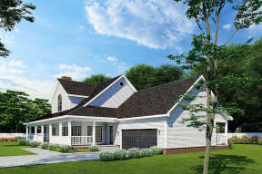 Country House Plan #110-00546 Elevation Photo