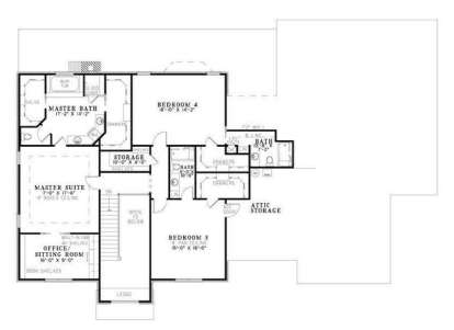 Second Floor for House Plan #110-00547