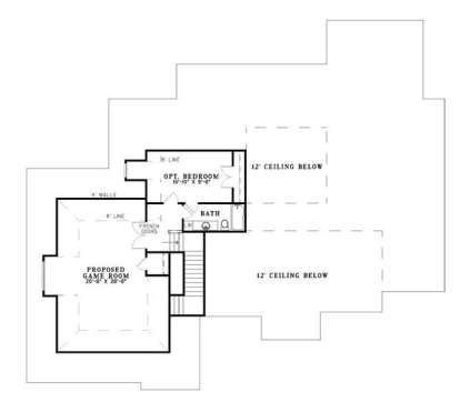 Floorplan 2 for House Plan #110-00548