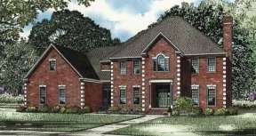 European House Plan #110-00550 Elevation Photo