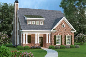 Cottage House Plan #009-00038 Elevation Photo