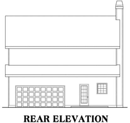 Cottage House Plan #009-00038 Elevation Photo