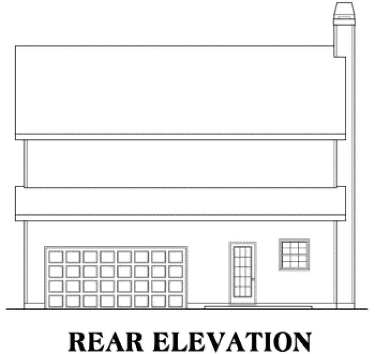 Cottage House Plan #009-00038 Elevation Photo