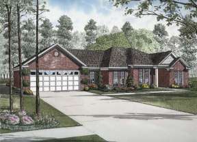 Traditional House Plan #110-00552 Elevation Photo